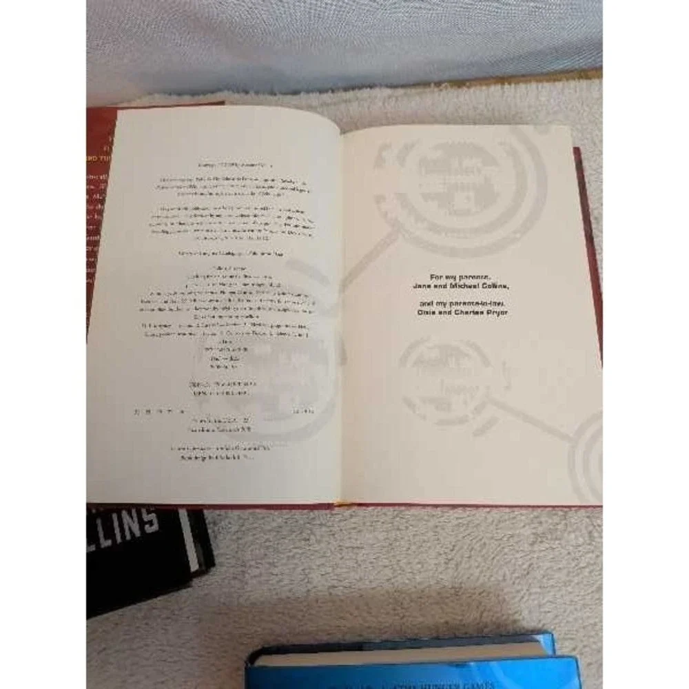 Suzanne Collins The Hunger Games Trilogy Set First Edition Hardcover Books 1 2 3